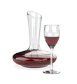 Decanter and a glass with red wine - PhotoDune Item for Sale