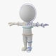 Cute Stylized Stickman in T-Pose Rigged - 3DOcean Item for Sale