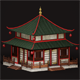 Asian Japanese Realistic Exterior Building - 3DOcean Item for Sale