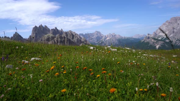 National Nature Park Tre Cime In the Dolomites Alps