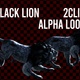Black Lion 2 Clip Alpha Loop - VideoHive Item for Sale