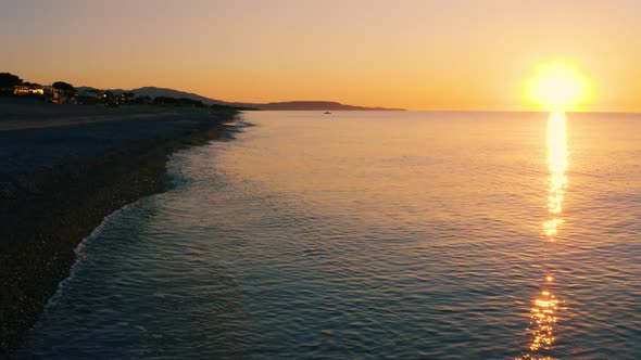 Sunrise in Sicily Coast