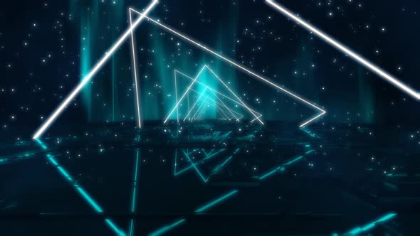 Glowing Neon Disco 4K alt