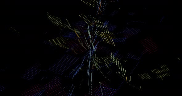 Abstract particle background animation