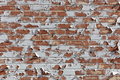 Peeling paint on old brick wall. - PhotoDune Item for Sale