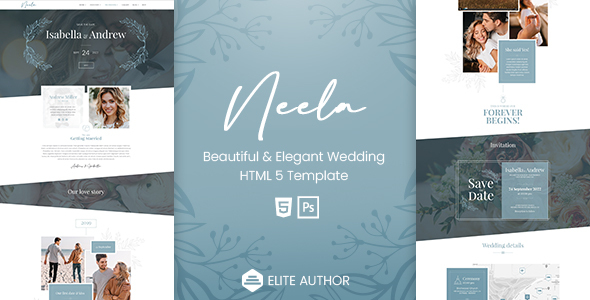 Neela - One-Page/Multi-page Wedding HTML5 Template
