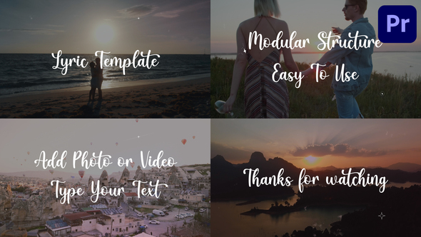 Lyric Template | Premiere Pro MOGRT