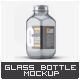 Square Glass Bottle Mock-Up - GraphicRiver Item for Sale