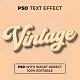 Vintage Text Effect Style - GraphicRiver Item for Sale