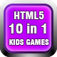 Ten in One Kids Educational Games For Website (Included HTML5 Only) 10 Games in 1 File - CodeCanyon Item for Sale