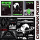 Cyberpunk Retro Futuristic Posters in HUD Style - GraphicRiver Item for Sale