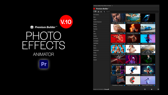 Photo Effects Animator V.10 for Premiere Pro