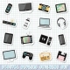 Digital Device Tv and Media Stickers Set - GraphicRiver Item for Sale
