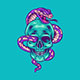 Skull And Snake - Illustration - GraphicRiver Item for Sale