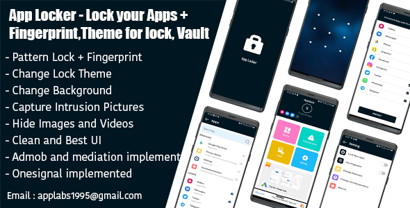Enhance Your Mobile Security with App Locker: App Protection, Fingerprint Lock, Customizable Themes, and Ad Revenue Generation