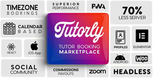 Tutorly | Booking Marketplace WordPress Theme