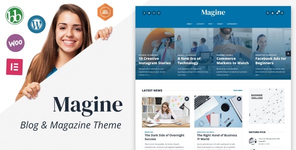Transform Your Online Presence with Magine – The Ultimate Business Blog WordPress Theme
