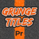 Grunge Titles - VideoHive Item for Sale
