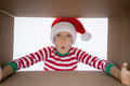 Surprised child unpack Christmas gift box - PhotoDune Item for Sale