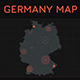 Germany Map and HUD Elements - VideoHive Item for Sale
