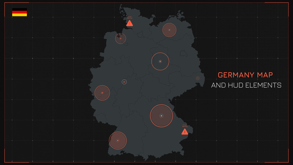 Germany Map and HUD Elements