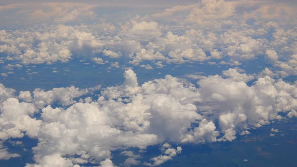 View Through an Airplane Window