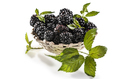 ripe blackberries with leaves - PhotoDune Item for Sale