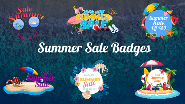 Summer Sale Badges