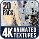 20 Grunge Animated Textures Overlays Pack II - VideoHive Item for Sale