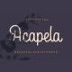 Acapela Script - GraphicRiver Item for Sale