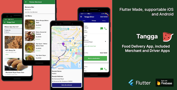 Tangga: Food Delivery Apps, Flutter Made