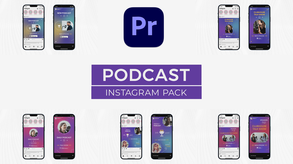 Podcast Instagram Pack for Premiere Pro