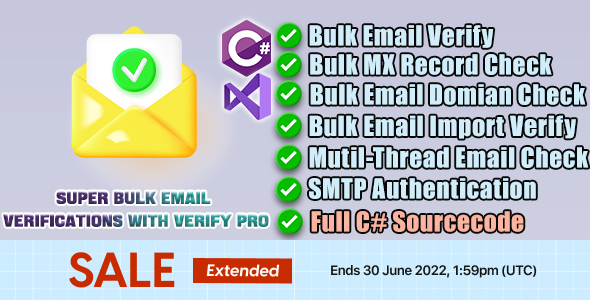 Super Bulk  Email Verifications with Verify Pro