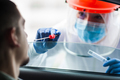 COVID-19 drive-thru patient specimen collection - PhotoDune Item for Sale