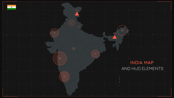 india map kit after effects template free download