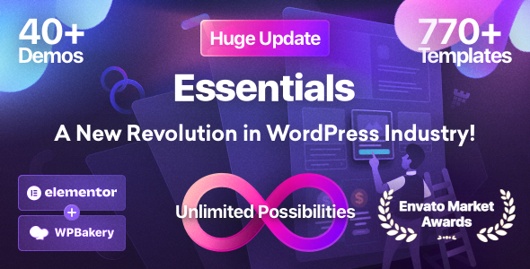 Essentials | multipurpose wordpress theme
