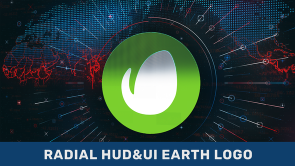 Radial HUD UI Earth Logo alt