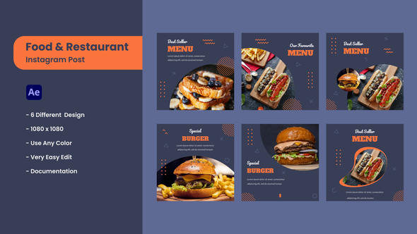 Food & Restaurant Instagram Post