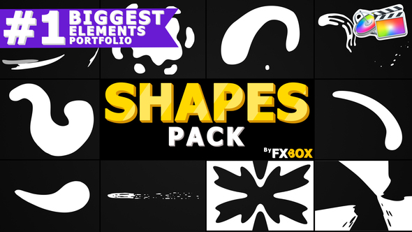 2D Cartoon Shapes | FCPX alt