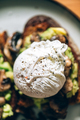 Healthy breakfast from poached eggs and mushrooms - PhotoDune Item for Sale