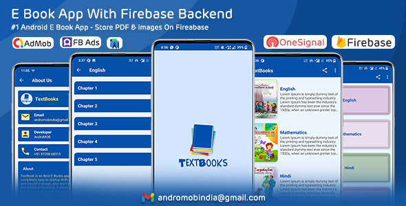 Android E Book App (Firebase Backend)