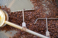Top view of Raw Coffee Beans In Roaster Machine - PhotoDune Item for Sale