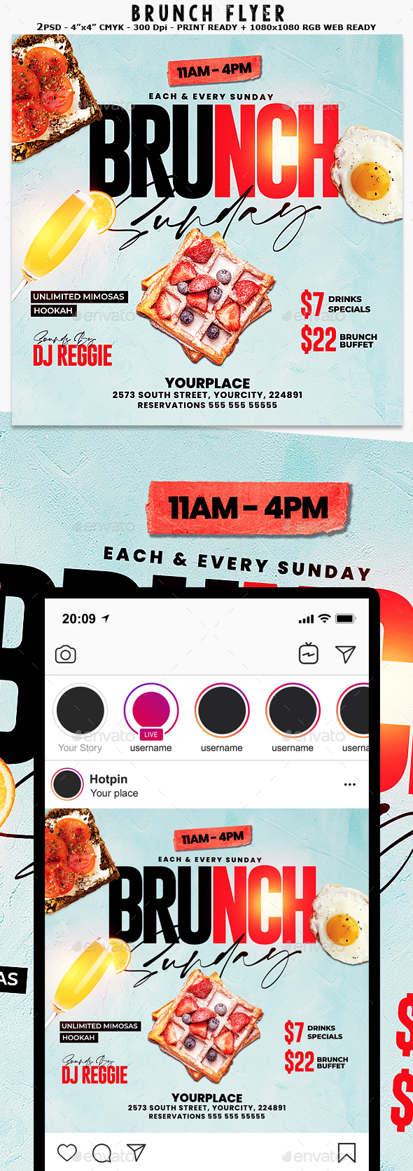 Brunch Graphics, Designs & Templates from GraphicRiver