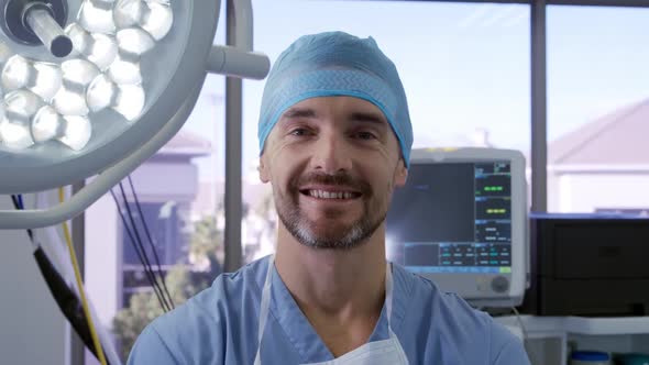 Medical professionals working at a hospital