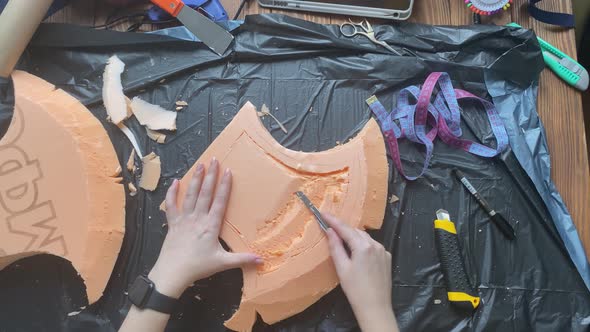 Woman Makes Viking Hatchet for Cosplay Festival