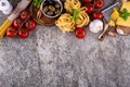 Italian food cooking background with pasta - PhotoDune Item for Sale