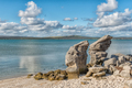 Rock formations on the Preekstoel beach in the Langebaan Lagoon - PhotoDune Item for Sale