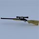 Low Poly 3D Sniper Rifle Gun - 3DOcean Item for Sale