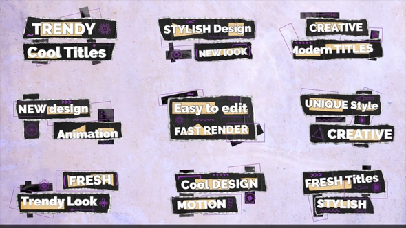 Modern Fresh Titles alt