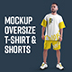 10  Mockups Oversize T-shirt and Shorts Kit - GraphicRiver Item for Sale